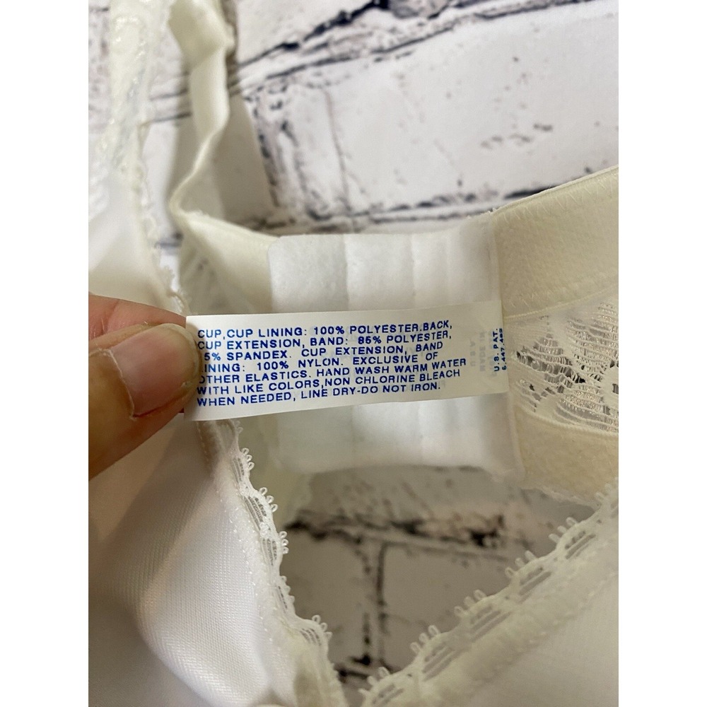 NWT‎ Playtex Secrets 4442 Full Figure Lightly Lined Underwire Bra 36D White - Picture 5 of 13